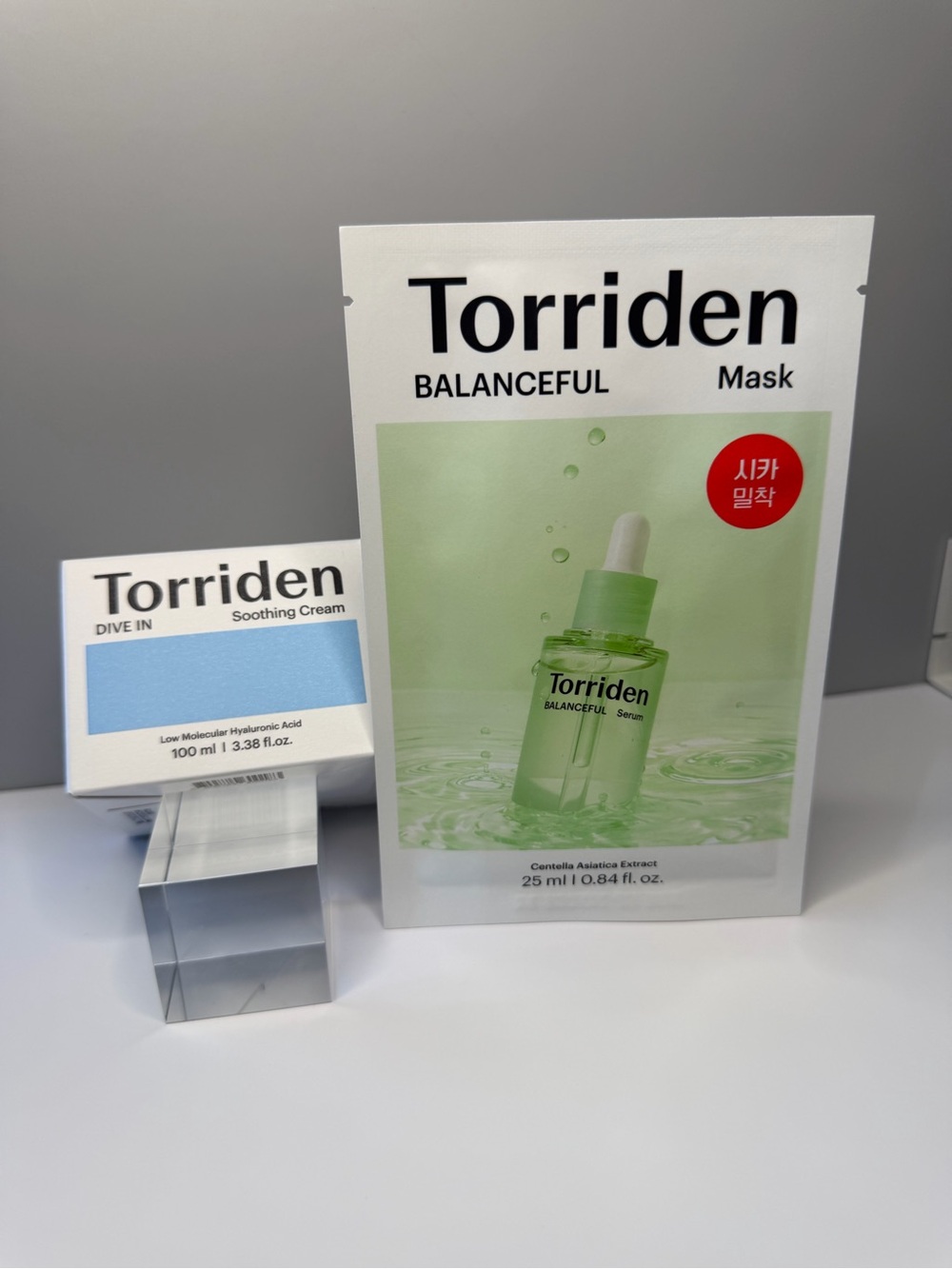 Torriden Soothing Face Cream 100ml & Torriden Single Balanceful Mask - Bundle